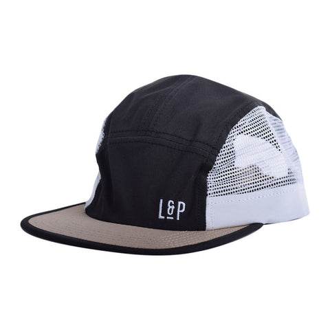 L&P Casquette Hat Ohio six. 6 ‘black and white’