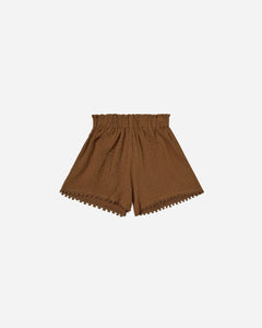 Rylee and Cru remi shorts  "chocolate brown”