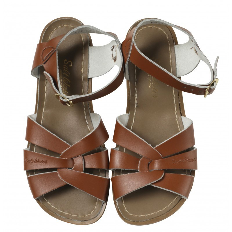 Kids tan sandals discount
