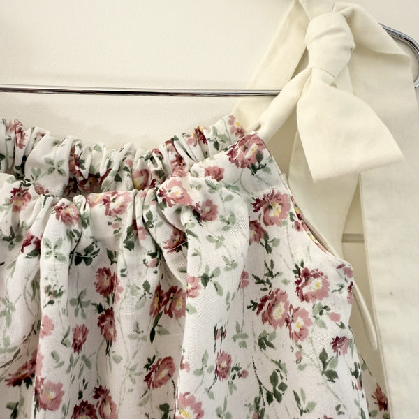 Pomme Tie Dress "Spring Floral"
