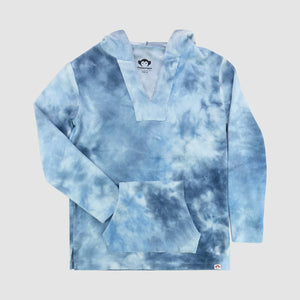 Appaman Baja Pullover sweatshirt “aqua tie dye”