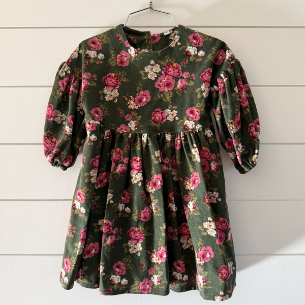 Pomme Dress "Rose Floral" Size 4T