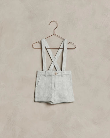 Noralee Suspenders shorts - Chambray