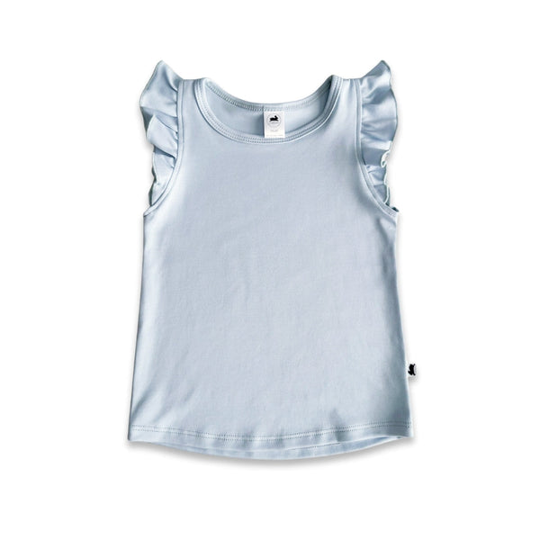 BABY/KIDS' BAMBOO RUFFLE SHOULDER