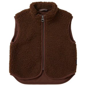 Noppies  teddy sleeveless vest   ‘Brown’