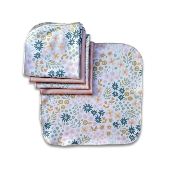 Little & Lively Bamboo Capsule Baby Gift Box “Pastel Blooms and Rosewood”