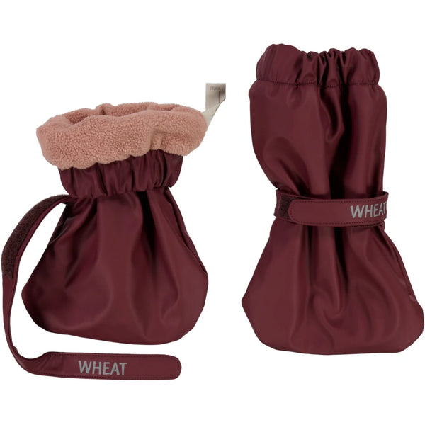 Wheat Rain Baby Booties