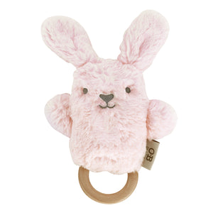 Betsy Bunny Soft Rattle Pink 6.8"