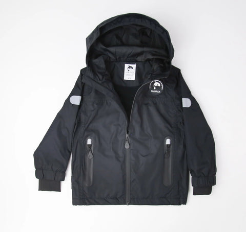 Kid Orca Insulated Rain Jacket "Black"