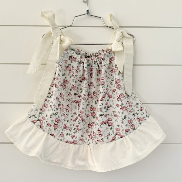 Pomme Tie Dress "Spring Floral"