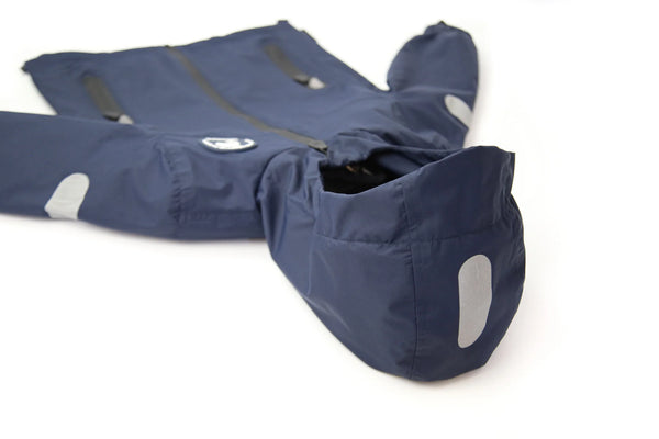 Kid Orca Mesh Rain Jacket "Navy"