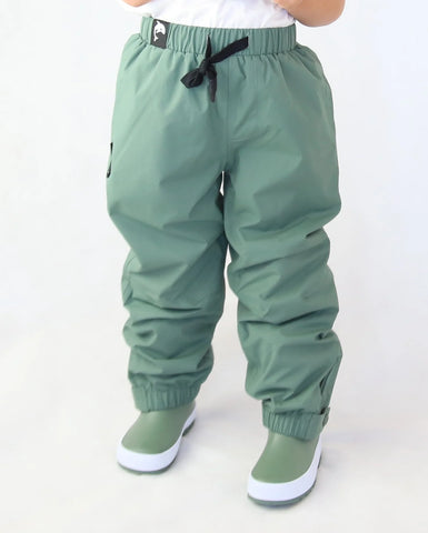 Kid Orca Rain Pant "Olive"