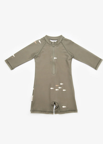 Kid Orca Swim Jumpsuit "Trout/Kalamata"