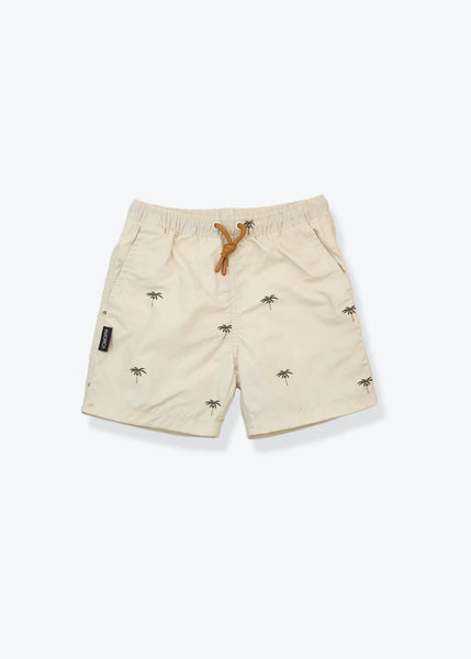 Kid Orca Swim Trunks "Palm/Almond"