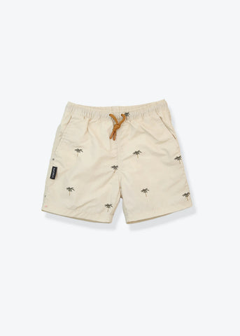 Kid Orca Swim Trunks "Palm/Almond"