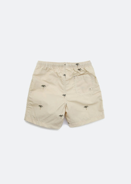 Kid Orca Swim Trunks "Palm/Almond"