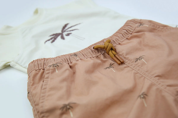 Kid Orca Swim Trunks "Palm/Tuscany"