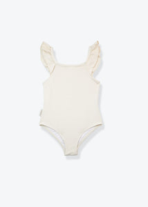 Kid Orca Waffle Weave Swimsuit "Almond"