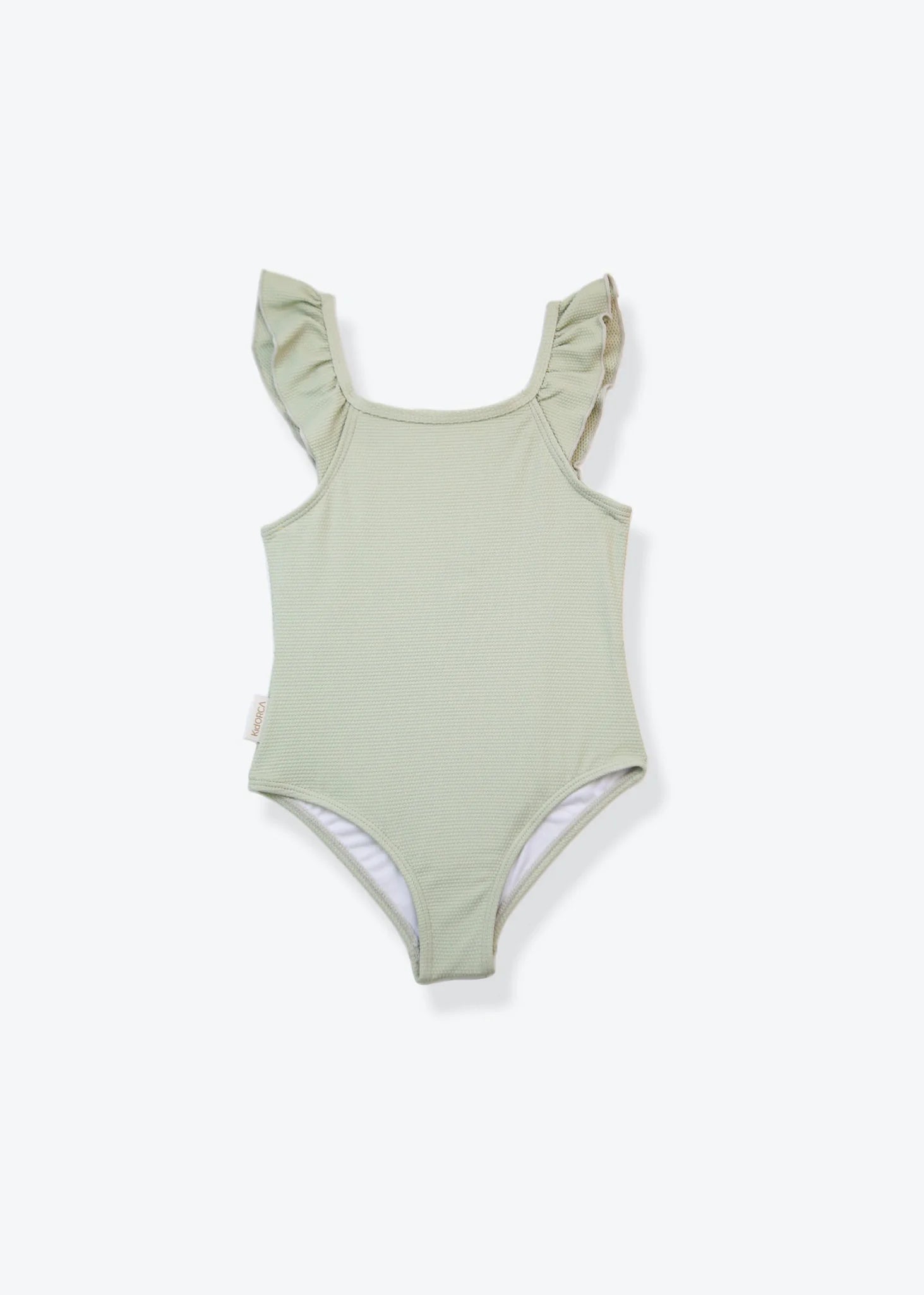 Kid Orca Waffle Weave Swimsuit "Sage"