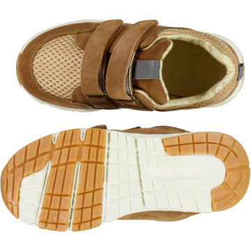 Wheat kids Tony Velcro shoe sneaker “amber brown”