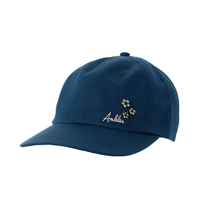 Ambler Hat ”mum - slate blue flowers’