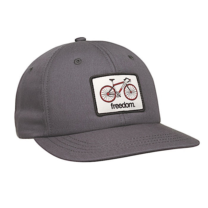 Ambler Hat “ grey pursuit - freedom bike “