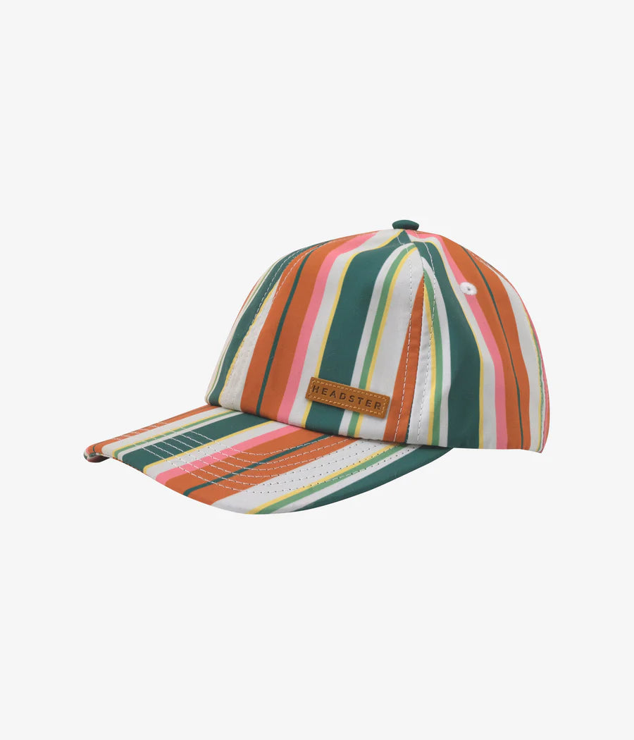 Headster dark caramel stripes hat