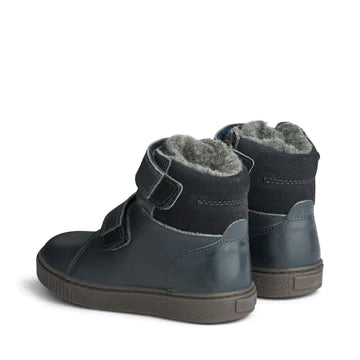 Wheat kids Velcro hunter Tex boot ‘black granite’