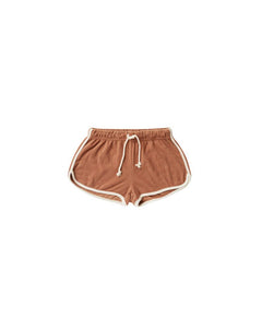 Rylee and Cru Terry Track Shorts "Terracotta"