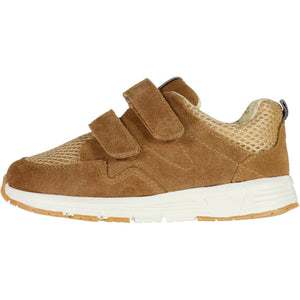 Wheat kids Tony Velcro shoe sneaker “amber brown”