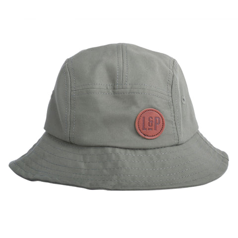 L&P Sun Sidney bucket sun hat  “green field leaves”