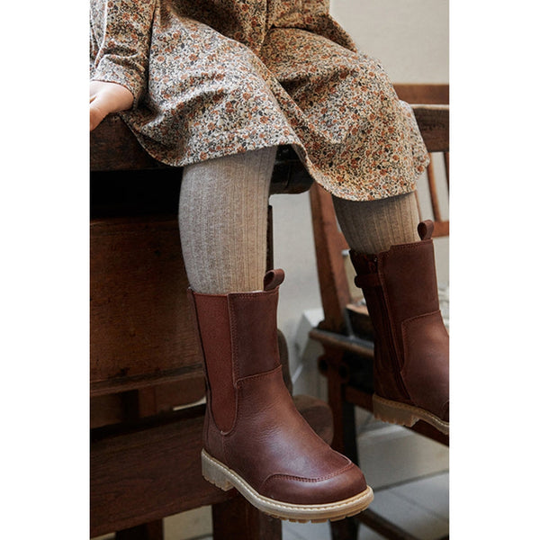 Wheat kids Sonni long Chelsea tex boot ‘dry clay’