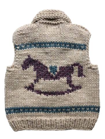 Granted Sweater Vest "Rocking Horse"