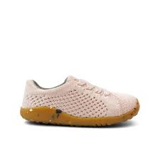 Bobux Seedling Kid plus+  lace up shoe indigo/ rosa